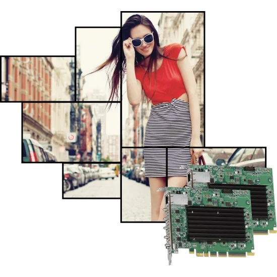 Matrox QuadHead2Go Q185 Contrôleur multi-écrans Carte PCIe DP / HDMI 4K