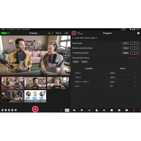 YoloLiv YoloBox Extreme Mélangeur vidéo, Streamer