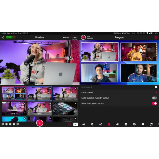YoloLiv YoloBox Extreme Mélangeur vidéo, Streamer