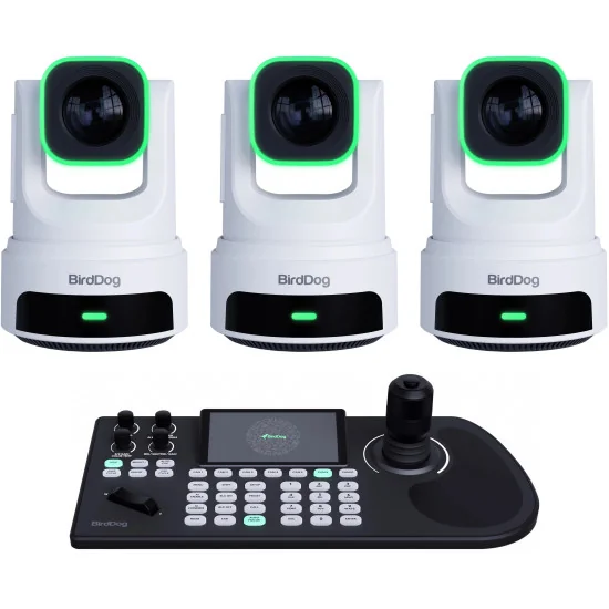 BirdDog X4E Ultra White Combo Caméras PTZ