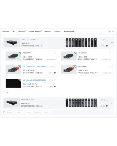 Magewell Control Hub Lite Logiciel de gestion des appareils
