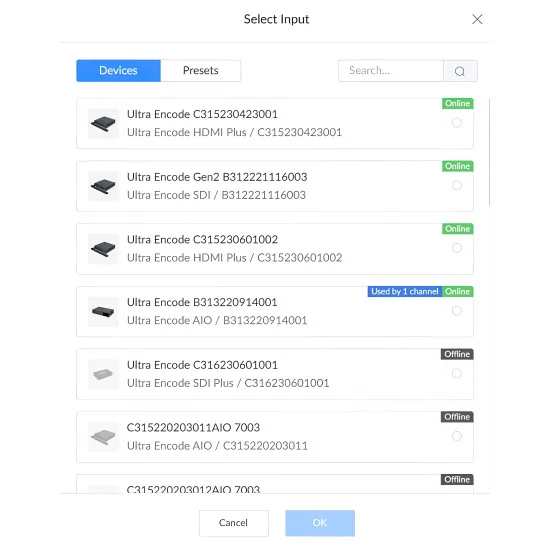 Magewell Control Hub Lite Logiciel de gestion des appareils