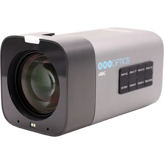 PTZOptics Studio 4K 12x Zoom Box Caméra Gris