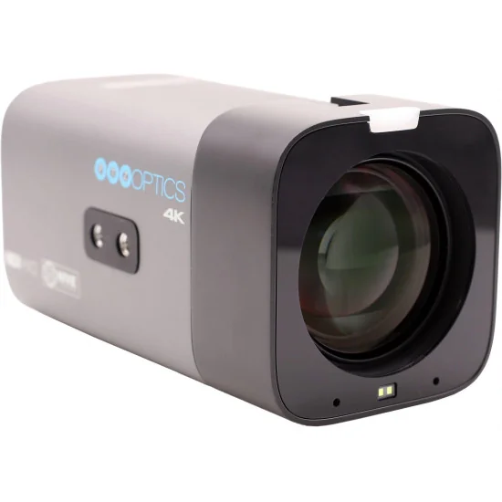 PTZOptics Studio 4K 12x Zoom Box Caméra Gris