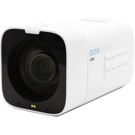 PTZOptics Studio 4K 12x Zoom Box Camera White