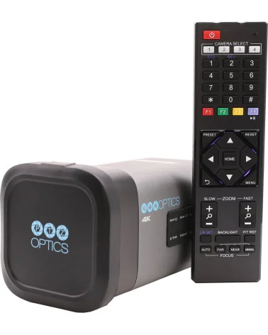 PTZOptics Studio 4K 20x Zoom Box Caméra Gris