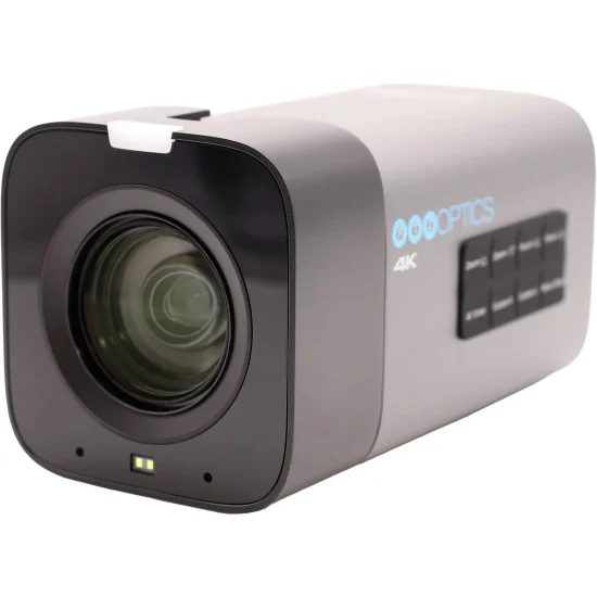 PTZOptics Studio 4K 20x Zoom Box Caméra Gris