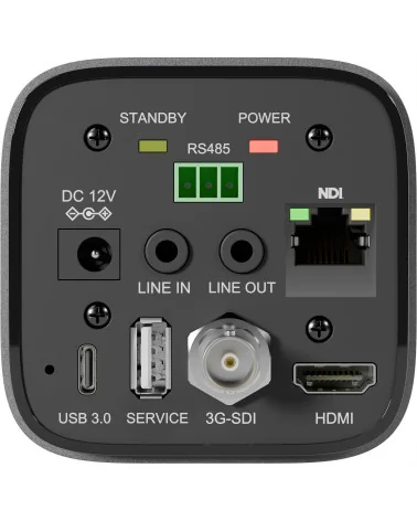 PTZOptics Studio SE 12x Zoom Box Caméra Gris