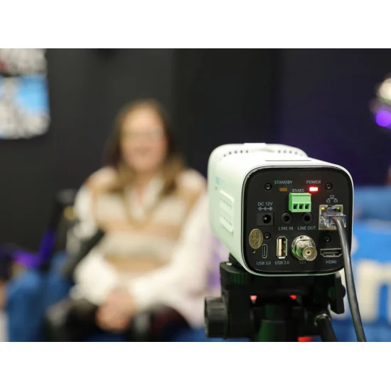 PTZOptics Studio 4K 12x Zoom Box Caméra Blanc