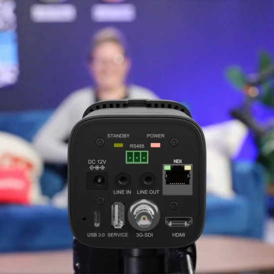 PTZOptics Studio 4K 20x Zoom Box Caméra Gris