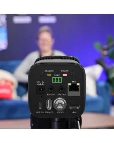 PTZOptics Studio 4K 20x Zoom Box Caméra Gris