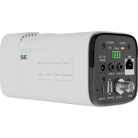 PTZOptics Studio SE 12x Zoom Box Camera White