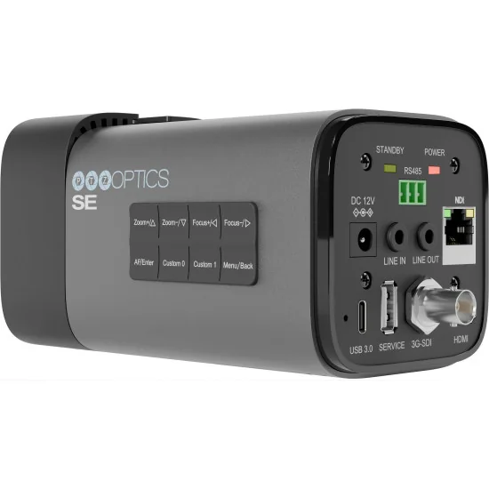 PTZOptics Studio SE 20x Zoom Box Caméra Gris