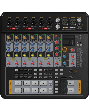 AVMATRIX SHARK S4M Mélangeur streaming audio-vidéo