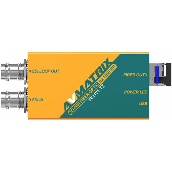 AVMATRIX FE1121 SDI Extendeur fibre optique