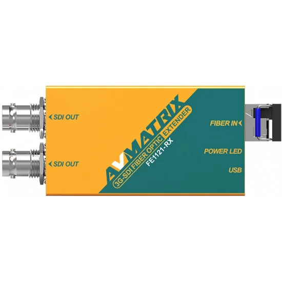 AVMATRIX FE1121 SDI Extendeur fibre optique