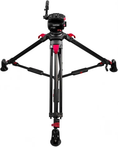Cartoni Focus 10 Red Lock System MS Video Tripod