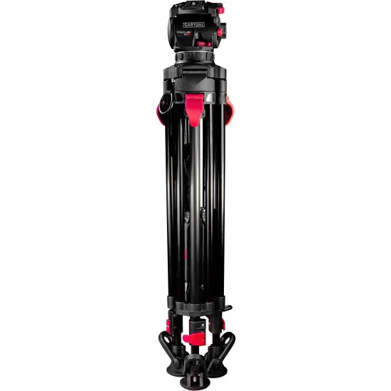 Cartoni Focus 10 Red Lock System MS Video Tripod