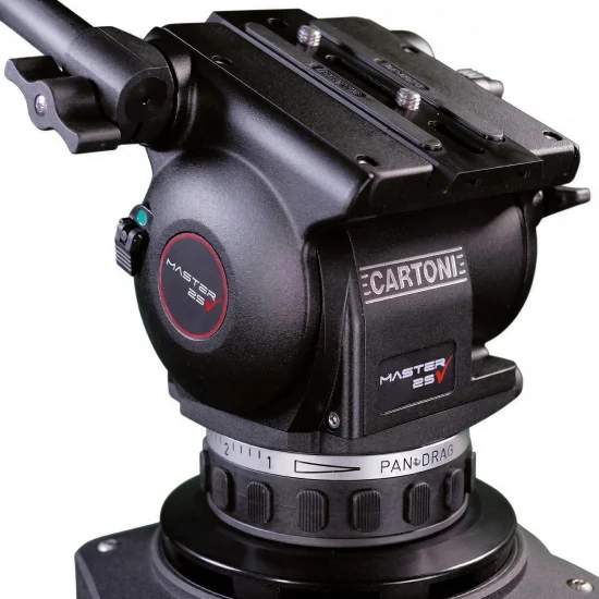 Cartoni Master 25 Studio 2-St CF System Trépied vidéo