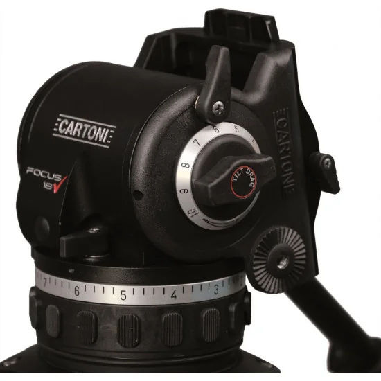 Cartoni Focus 18 (+/- 90°) Video Fluid Head