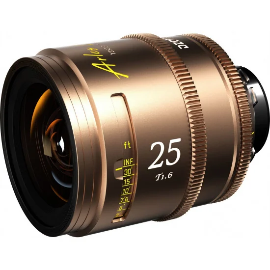 DZOFilm Arles Lustre 25mm T1.6 FF/VV Prime Cine Lens PL Mount (metric)