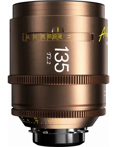 DZOFilm Arles Lustre 135mm T2.2 FF/VV Prime Cine Lens PL Mount (metric)