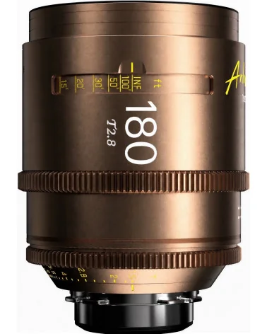 DZOFilm Arles Lustre 180mm T2.8 FF/VV Prime Cine Lens PL Mount (metric)