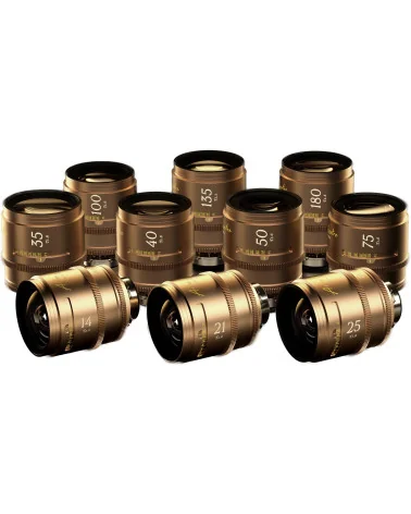 DZOFilm Arles Lustre 10-Lens Kit FF/VV Prime Cine Lens Set PL Mount Metric