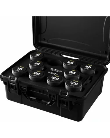 DZOFilm Vespid Prime 9-Lens Kit (16 T2.8 + 25/35/40/50/75/100/125 T2.1 + Macro 90 T2.8) PL