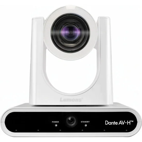 Lumens VC-TR60A Dante AV-H-W Auto-Tracking PTZ Camera