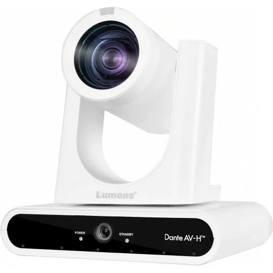 Lumens VC-TR60A Dante AV-H-W Auto-Tracking PTZ Camera