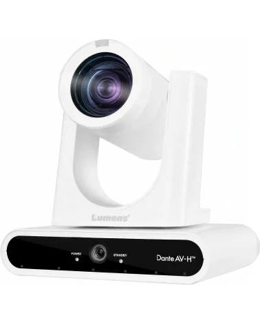 Lumens VC-TR60A Dante AV-H-W Auto-Tracking PTZ Camera