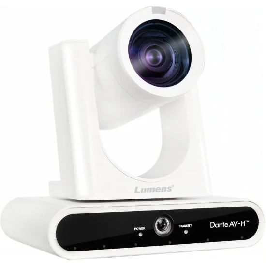 Lumens VC-TR60A Dante AV-H-W Auto-Tracking PTZ Camera
