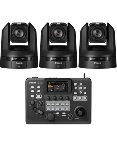 Canon CR-N100 Producer Bundle - 3x PTZ Camera + Controller RC-IP300