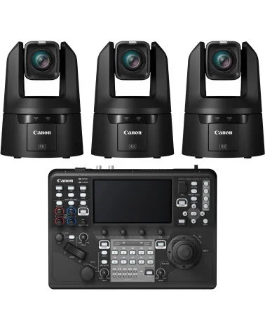 Canon CR-N700 Producer Bundle - 3x PTZ Camera + Controller RC-IP1000