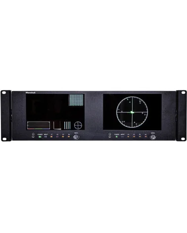 Marshall V-702W-12G-V2 2x 7" Moniteur montage en rack