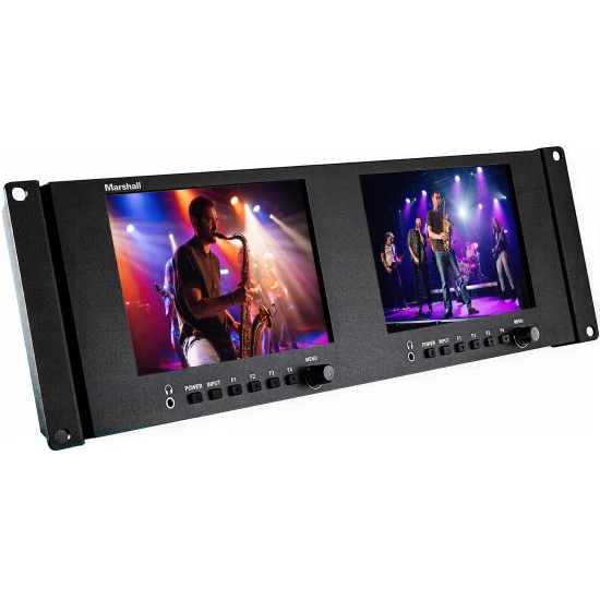 Marshall V-702W-12G-V2 2x 7" Moniteur montage en rack