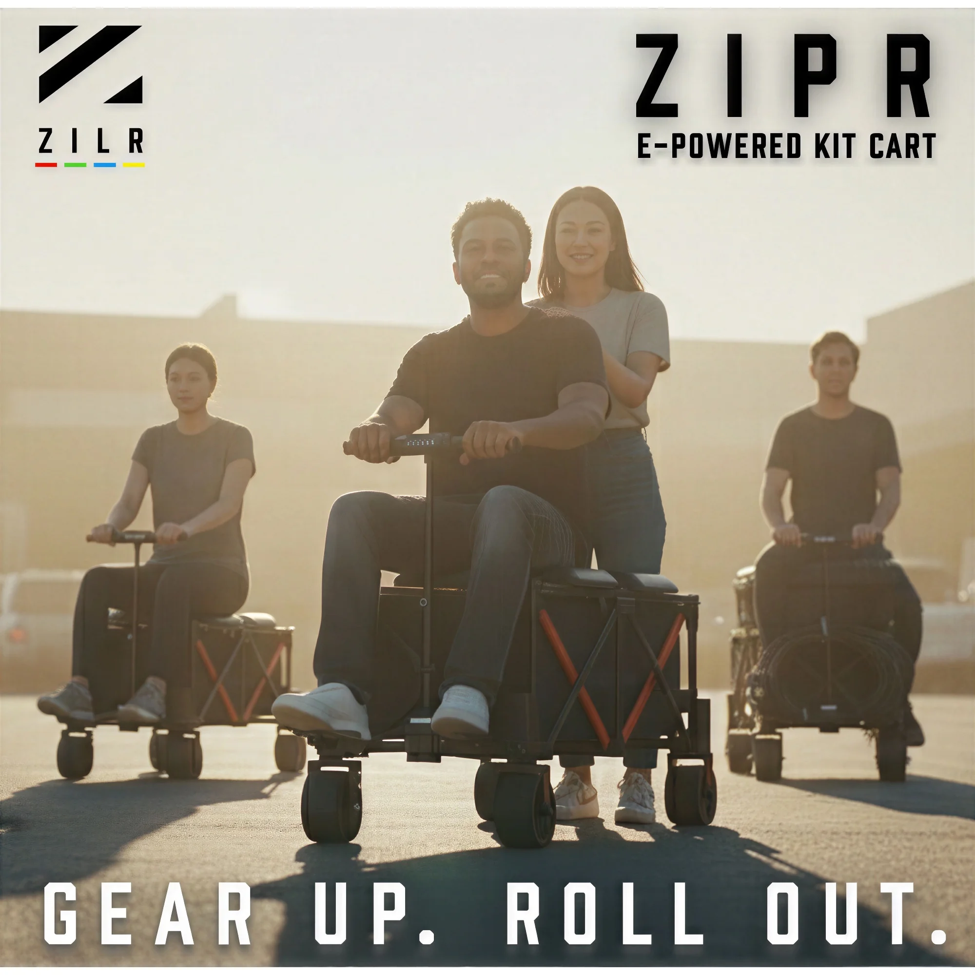 Chariot ZILR ZIPR 2WD en configuration conduite