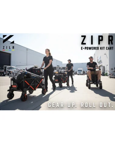 ZILR ZIPR 2WD Chariot électrique de production audio-vidéo