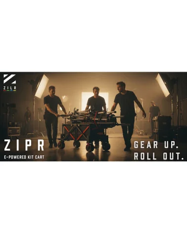 ZILR ZIPR 2WD Chariot électrique de production audio-vidéo