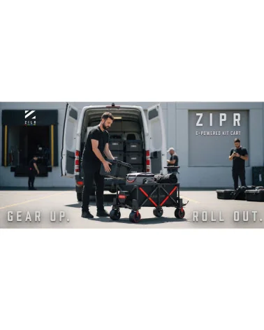 ZILR ZIPR 2WD Chariot électrique de production audio-vidéo