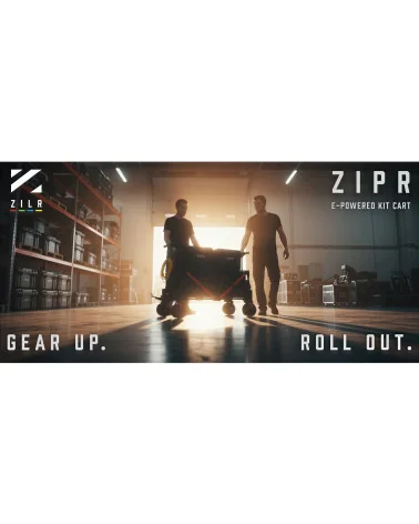 ZILR ZIPR 2WD Chariot électrique de production audio-vidéo