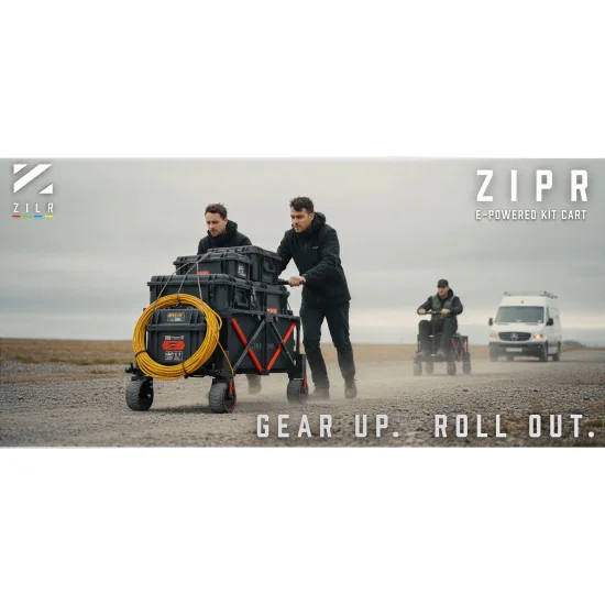 ZILR ZIPR 4WD Chariot électrique de production audio-vidéo
