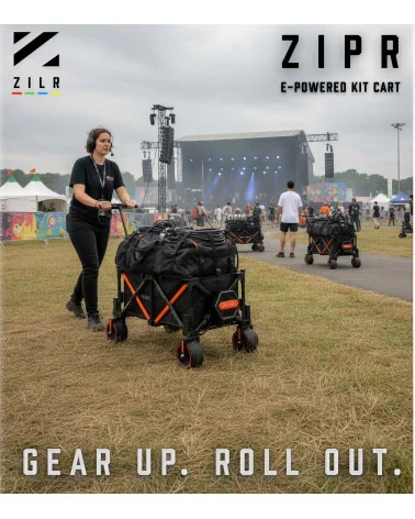 ZILR ZIPR 4WD Chariot électrique de production audio-vidéo