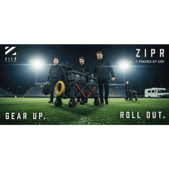 ZILR ZIPR 4WD Chariot électrique de production audio-vidéo