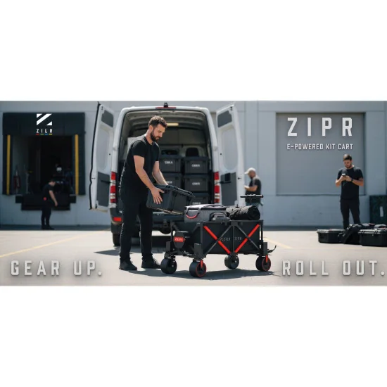 ZILR ZIPR 4WD Chariot électrique de production audio-vidéo