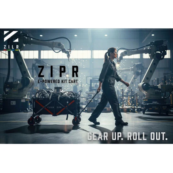 ZILR ZIPR 4WD Chariot électrique de production audio-vidéo