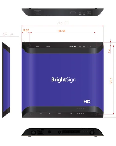 BrightSign HD1026 Lecteur d'affichage numérique 4K