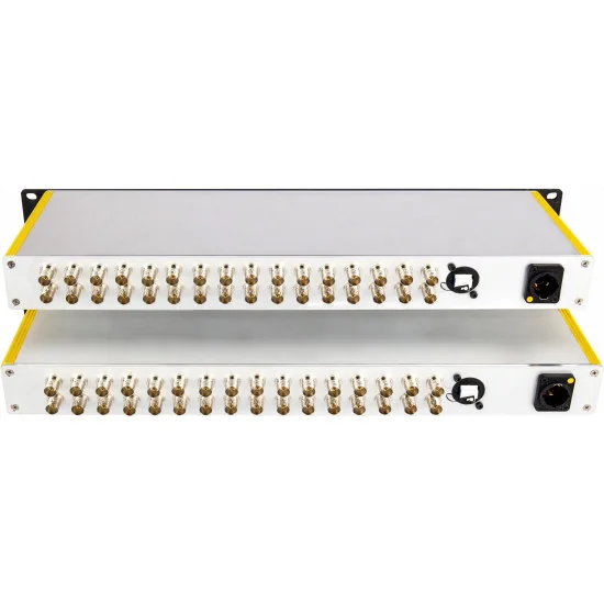 FieldCast Mux + Demux Three 3G 16x 3G-SDI over One Fibre