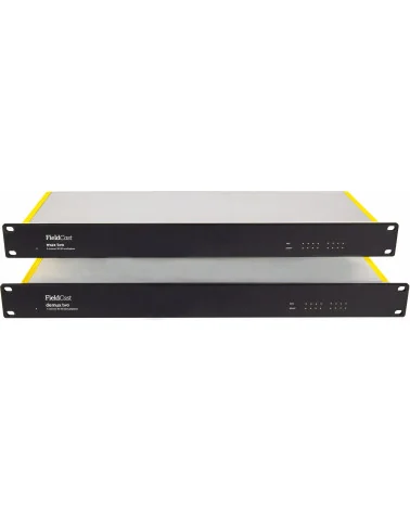 FieldCast Mux + Demux Two 3G Plus 8x 3G-SDI over One Fiber
